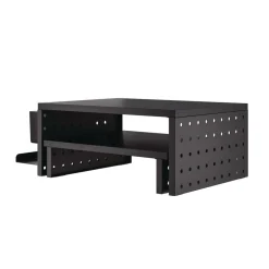 Kantek Pegboard Riser For 32-in Monitors 15.9 x 11.8 x 7.3 Black Supports 20 lbs