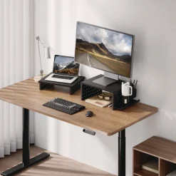 Kantek Pegboard Riser For 32-in Monitors 15.9 x 11.8 x 7.3 Black Supports 20 lbs