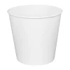 Karat 8.9 in. x 8.36 in. 170 oz. Paper Food Bucket - White (150/Carton)