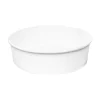 Karat 7.99 in. x 2.4 in. 48 oz. Paper Food Bucket - White (270/Carton)