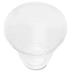 Karat 12 oz. 98 mm Rim Diameter PET Plastic Cups - Clear (1000/Carton)