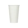 Karat 16 oz. Double Poly Paper Cold Cups - White (1000/Carton)