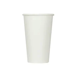 Karat 16 oz. Double Poly Paper Cold Cups - White (1000/Carton)