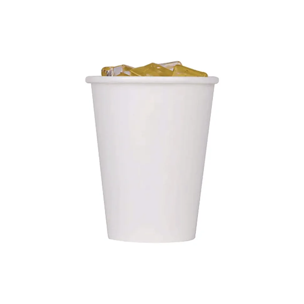 Karat C-KCP9W 9 oz. Double Poly Paper Cold Cups - White (1000/Carton)