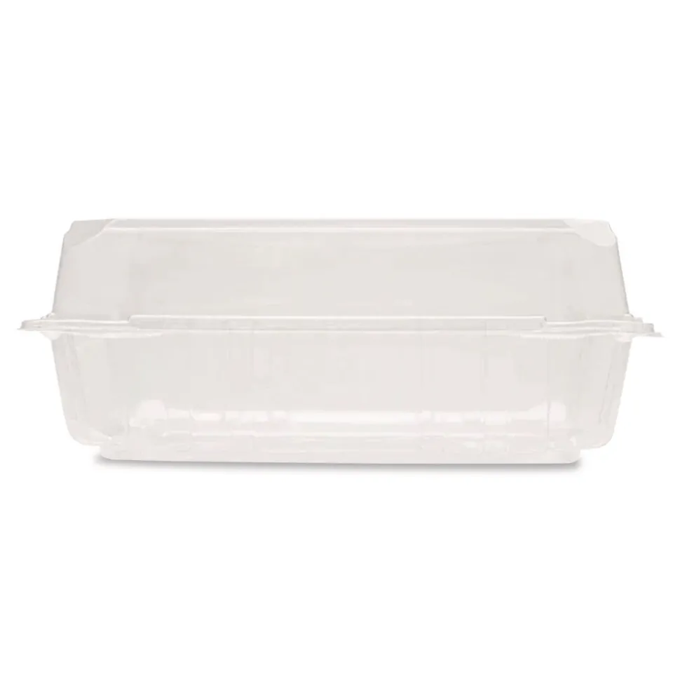 Karat PET Plastic Hinged Container 9 x 9 x 3.6 Clear Plastic 100/Pack 2 Packs/Carton