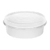Karat Plastic Lid for 48 oz. Food Bucket - Clear (270/Carton)