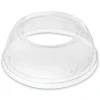 Karat Plastic Wide Opening Dome PET Lids Fits 12 oz. to 24 oz. Cold Cups - Clear (1000/Carton)