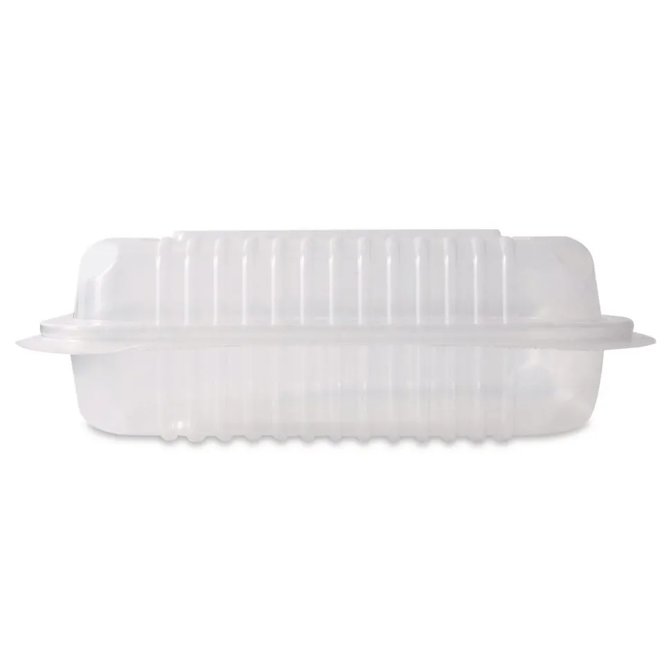 Karat Polypropylene Plastic Hinged Container 6 x 9 x 2.97 Clear Plastic 125/Pack 2 Packs/Carton