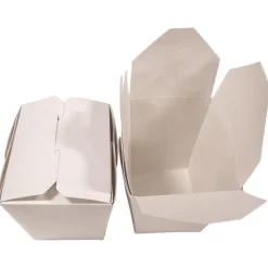 Kari-Out 3.63 in. x 3 in. x 3.5 in. 16 oz. Paper Food Pail - White (400/Carton)