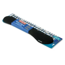 Kensington 19.25 in. x 3.5 in. Wrist Pillow Foam Keyboard Wrist Rest - Black