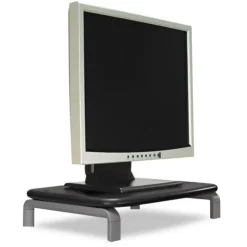 Kensington 11.5 in. x 9 in. x 3 in. Monitor Stand with SmartFit For 21 in. Monitors - Black/Gray