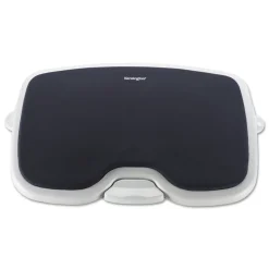 Kensington 21.5 in. x 14 in. x 3.5 in. to 5 in. SoleMate Comfort Footrest with SmartFit System - Gray/Black