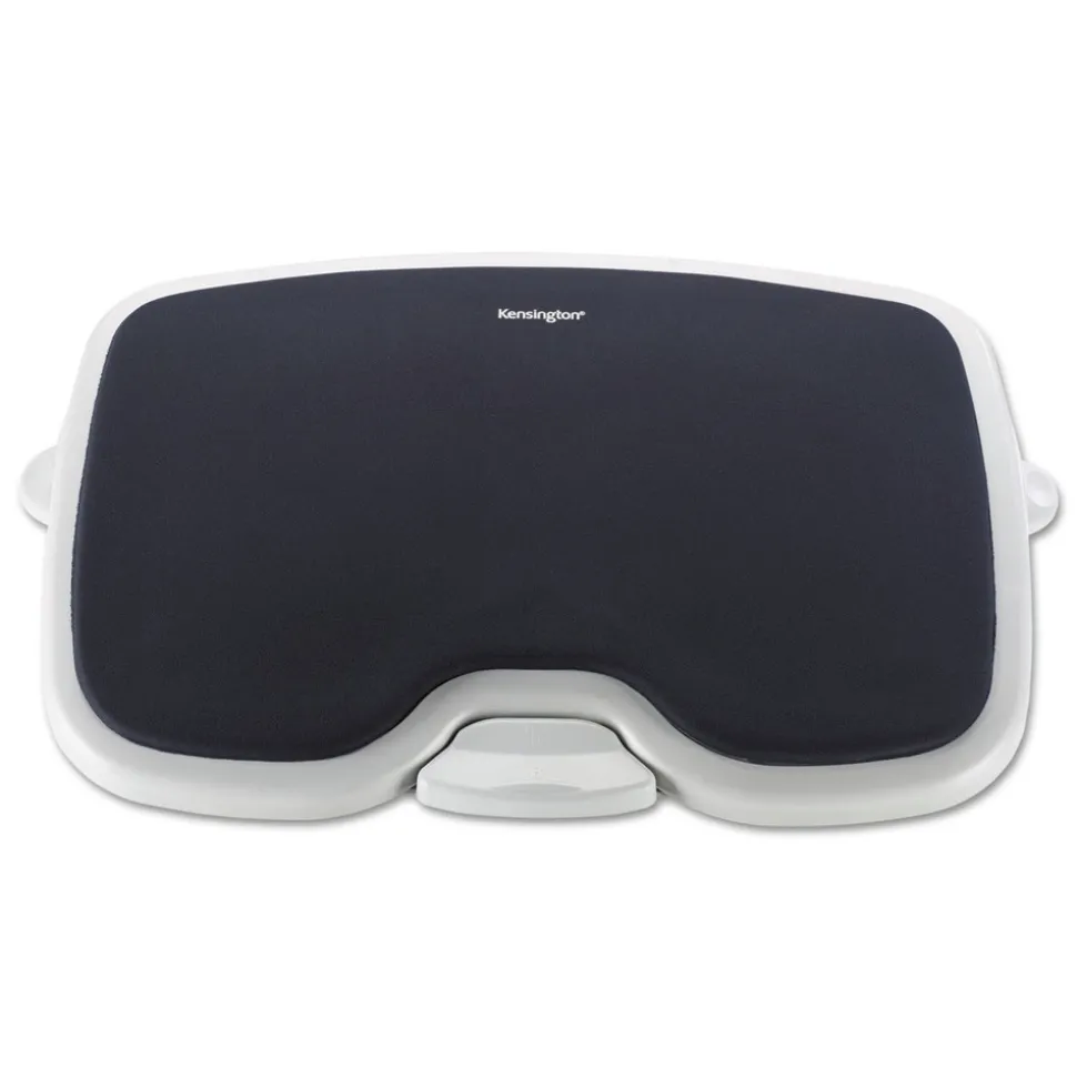 Kensington 21.5 in. x 14 in. x 3.5 in. to 5 in. SoleMate Comfort Footrest with SmartFit System - Gray/Black