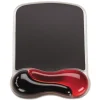 Kensington 9.37 x 13 Duo Gel Wave Mouse Pad with Wrist Rest - Red