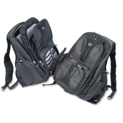 Kensington 15.75 x 9 x 19.5 Contour Ballistic Nylon Laptop Backpack, Fits Devices Up to 17 in. - Black