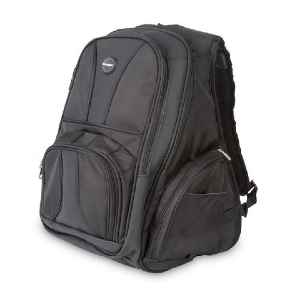 Kensington 15.75 x 9 x 19.5 Contour Ballistic Nylon Laptop Backpack, Fits Devices Up to 17 in. - Black