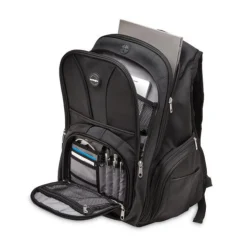 Kensington 15.75 x 9 x 19.5 Contour Ballistic Nylon Laptop Backpack, Fits Devices Up to 17 in. - Black