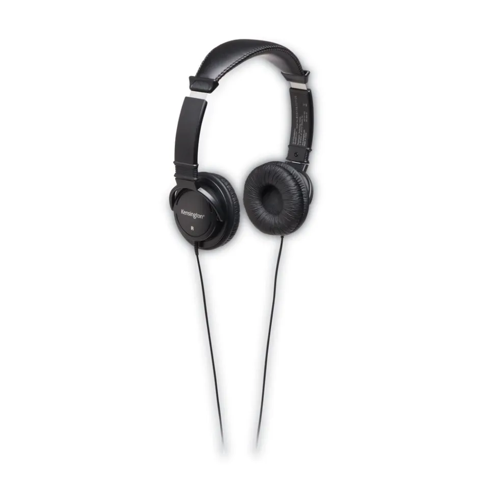 Kensington Hi-Fi Headphones with Plush Sealed Earpads - Black