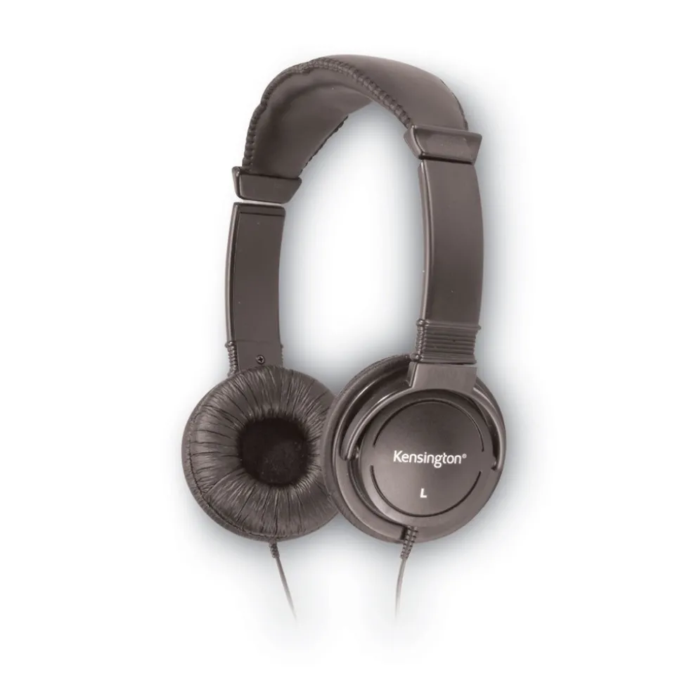 Kensington Hi-Fi Headphones with Plush Sealed Earpads - Black
