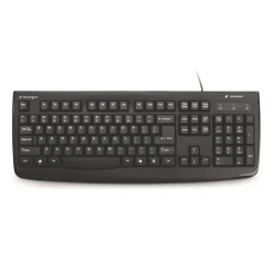 Kensington K64407US Pro Fit USB Washable Keyboard, 104 Keys - Black