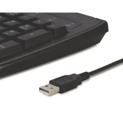 Kensington K64407US Pro Fit USB Washable Keyboard, 104 Keys - Black