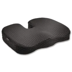 Kensington Premium Cool-Gel Seat Cushion, 17.5 x 14.5 x 3.1, Black