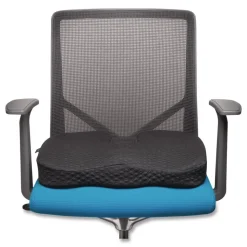 Kensington Premium Cool-Gel Seat Cushion, 17.5 x 14.5 x 3.1, Black