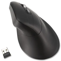 Kensington Pro Fit Ergo MY630 EQ Rechargeable Right-Hand Mouse with 2.4 GHz/30 ft. Wireless Range - Black