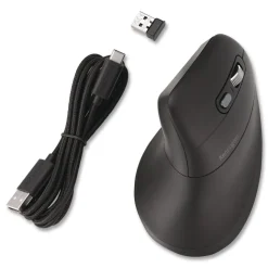 Kensington Pro Fit Ergo MY630 EQ Rechargeable Right-Hand Mouse with 2.4 GHz/30 ft. Wireless Range - Black