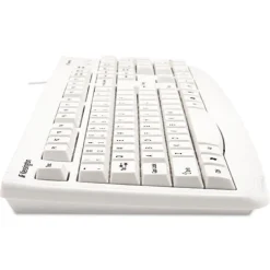 Kensington Pro Fit USB Washable Keyboard, 104 Keys - White
