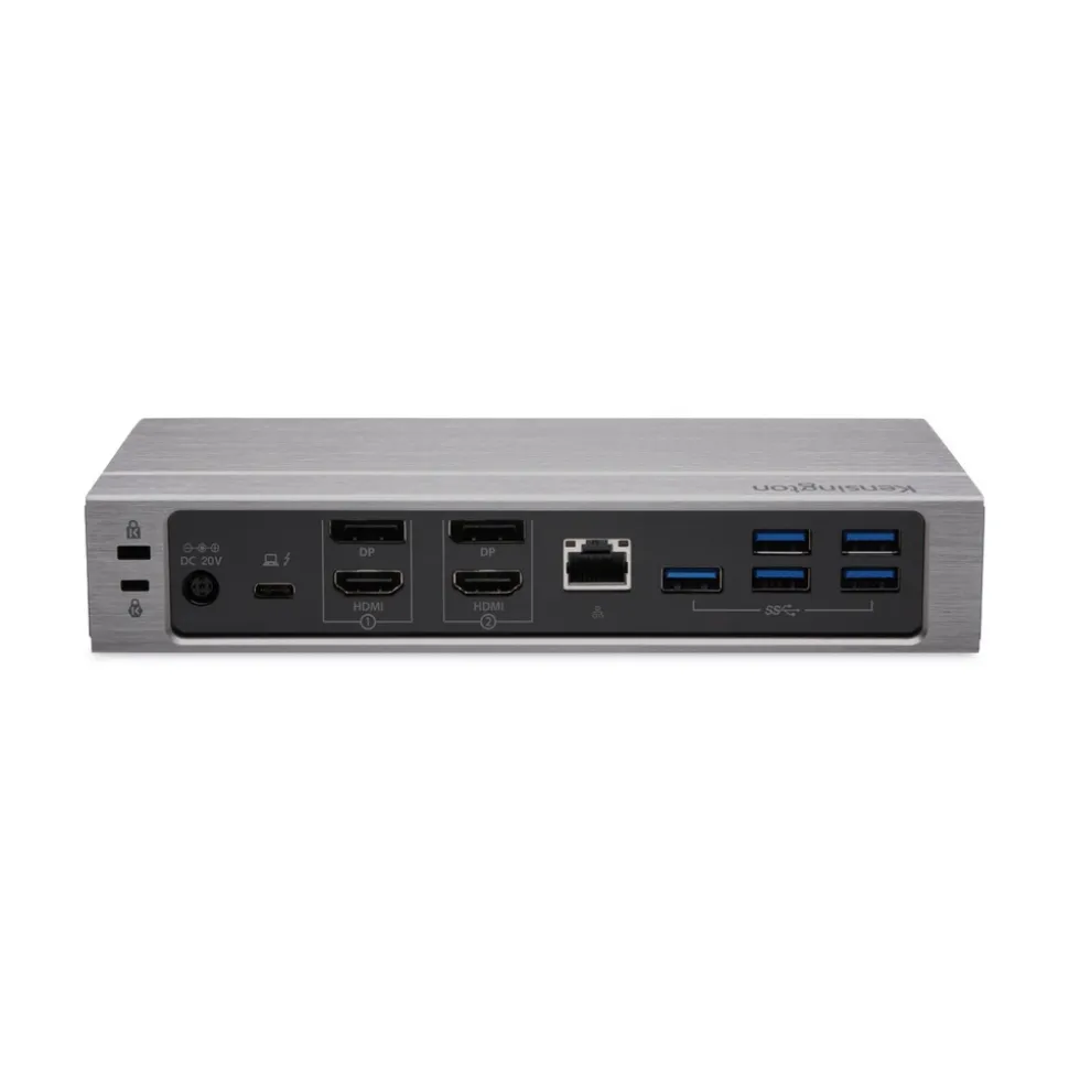 Kensington SD5600T Thunderbolt 3 and USB-C Dual 4K Hybrid Docking Station - Black/Silver