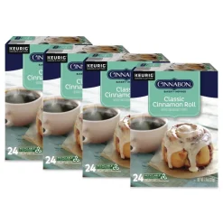 Keurig Cinnabon Classic Coffee K-Cups - Cinnamon Roll (96/Carton)