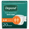 Kimberly-Clark 19 in. to 34 in. Waist Incontinence Protection with Tabs - Small/Medium (3/Carton)