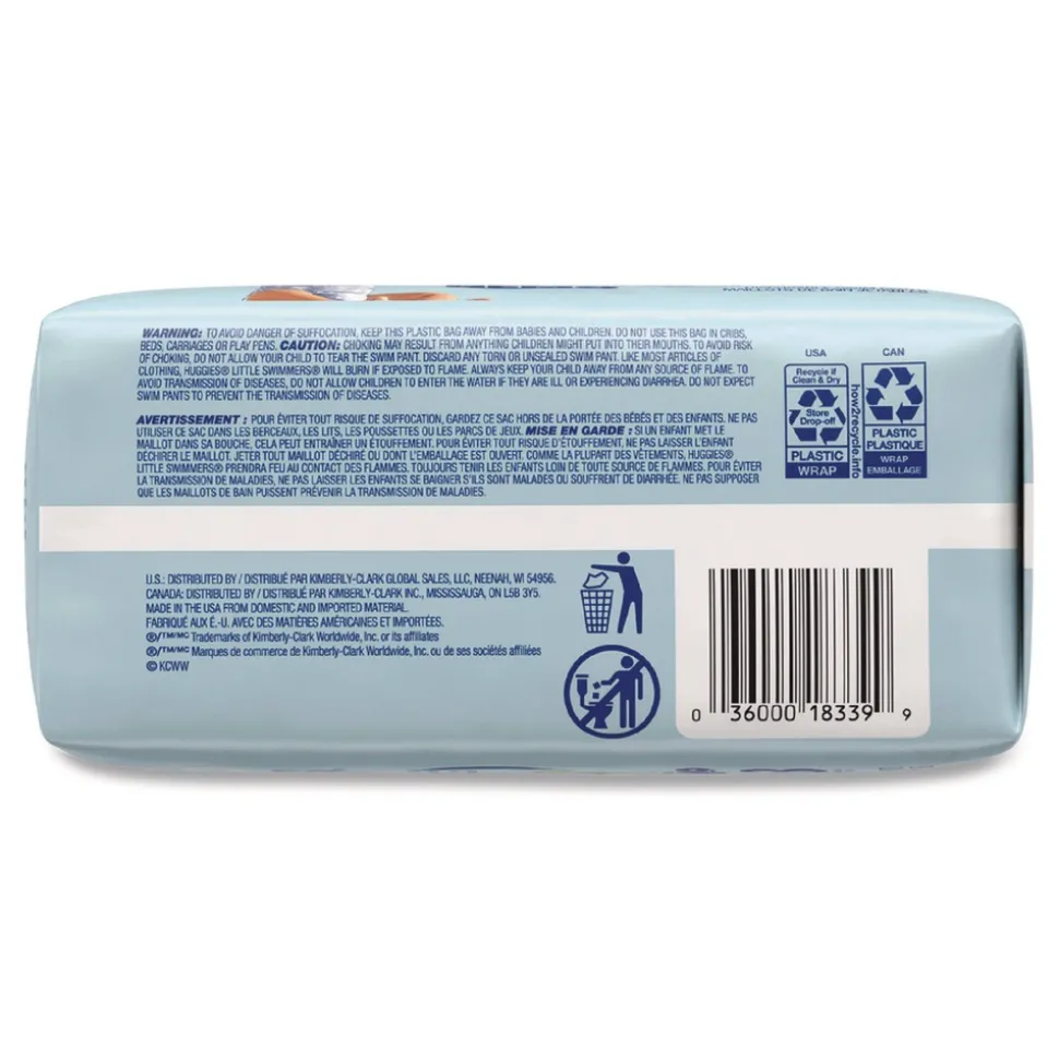 Kimberly-Clark 16 lbs. to 26 lbs. Little Swimmers - Size 3 (8/Carton)