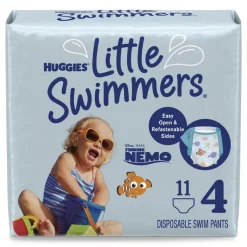 Kimberly-Clark 24 lbs. to 34 lbs. Little Swimmers - Size 4/Blue (8/Carton)