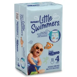Kimberly-Clark 24 lbs. to 34 lbs. Little Swimmers - Size 4/Blue (8/Carton)
