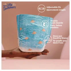Kimberly-Clark 24 lbs. to 34 lbs. Little Swimmers - Size 4/Blue (8/Carton)