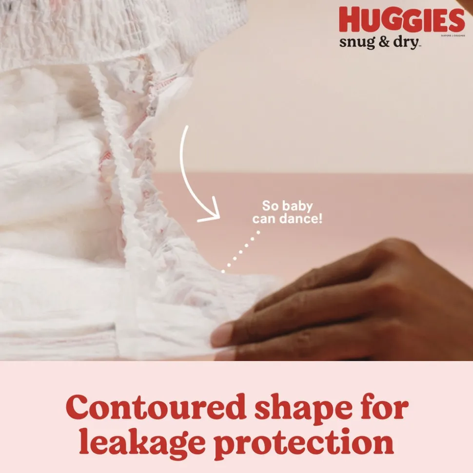 Kimberly-Clark Snug and Dry 22 lbs. to 37 lbs. Diapers - Size 4 (148/Carton)