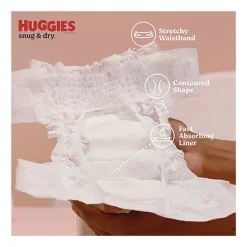 Kimberly-Clark Snug and Dry 16 lbs. to 28 lbs. Diapers - Size 3 (168/Carton)