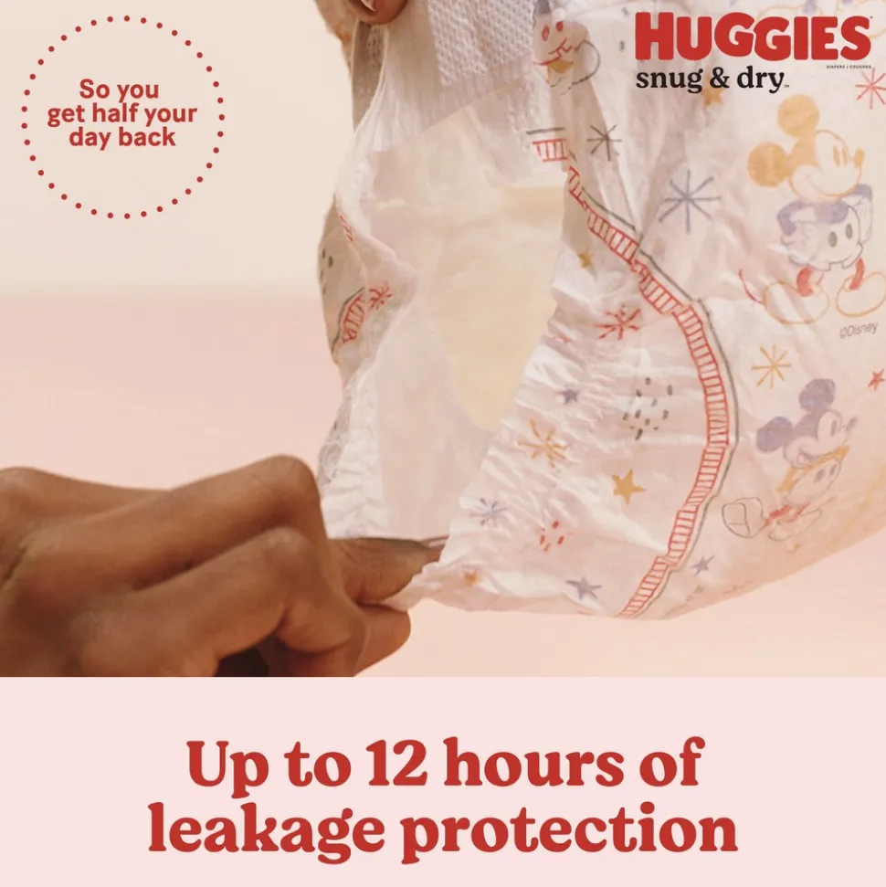 Kimberly-Clark Sung and Dry 35 lbs. and Up Diapers - Size 6 (104/Carton)