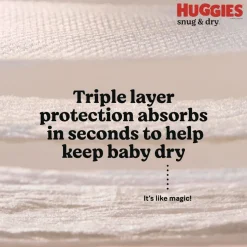 Kimberly-Clark Sung and Dry 27 lbs. and Up Diapers - Size 5 (132/Carton)