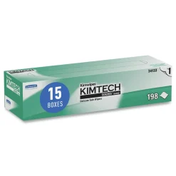Kimtech Kimwipes 11.8 in. x 11.8 in. Delicate Task Wipers - Unscented, White (2940/Carton)