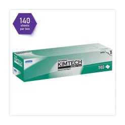 Kimtech Kimwipes 14.7 in. x 16.6 in. Delicate Task Wipers - Unscented, White (2100/Carton)