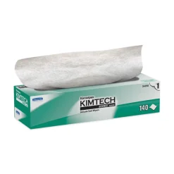 Kimtech Kimwipes 14.7 in. x 16.6 in. Delicate Task Wipers - Unscented, White (2100/Carton)