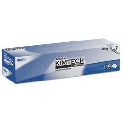 Kimtech Kimwipes 11.8 in. x 11.8 in. 2-Ply Delicate Task Wipers - Unscented, White (1785/Carton)