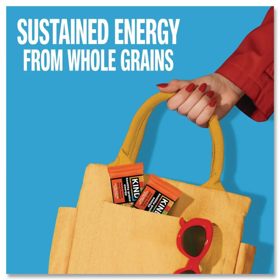 KIND 1.4 oz Healthy Grains Energy Bars - Peanut Butter Dark Chocolate (10/Box)
