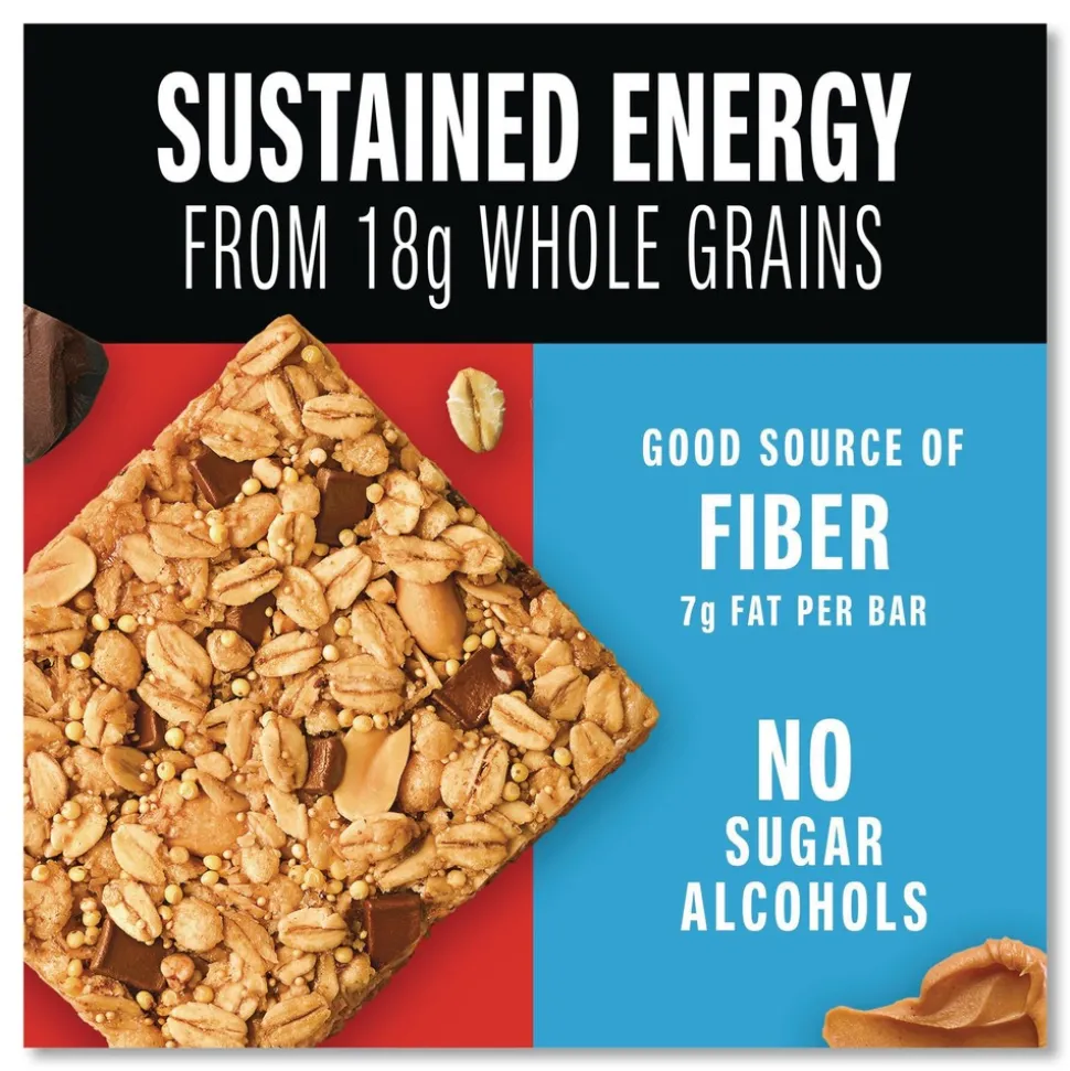 KIND 1.4 oz Healthy Grains Energy Bars - Peanut Butter Dark Chocolate (10/Box)