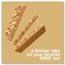 KIND 0.74 oz Thins Bar Variety Pack - Caramel Almond and Sea Salt/Dark Chocolate Nuts and Sea Salt (20/Box)