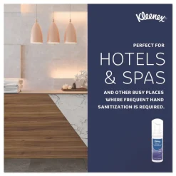 Kleenex 34604 1.5 oz. Pump Bottle Ultra Moisturizing Foam Hand Sanitizer - Unscented (24/Carton)