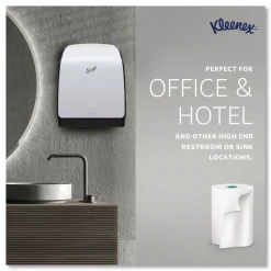 Kleenex 7.5 in. x 700 ft. Hard Roll Paper Towels with Green Core - White (6/Carton)